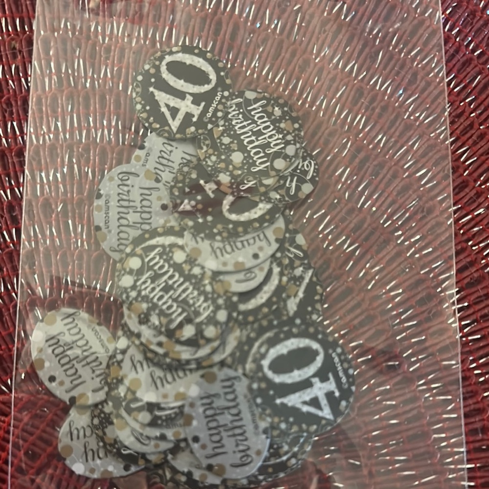 40th Birthday Confetti